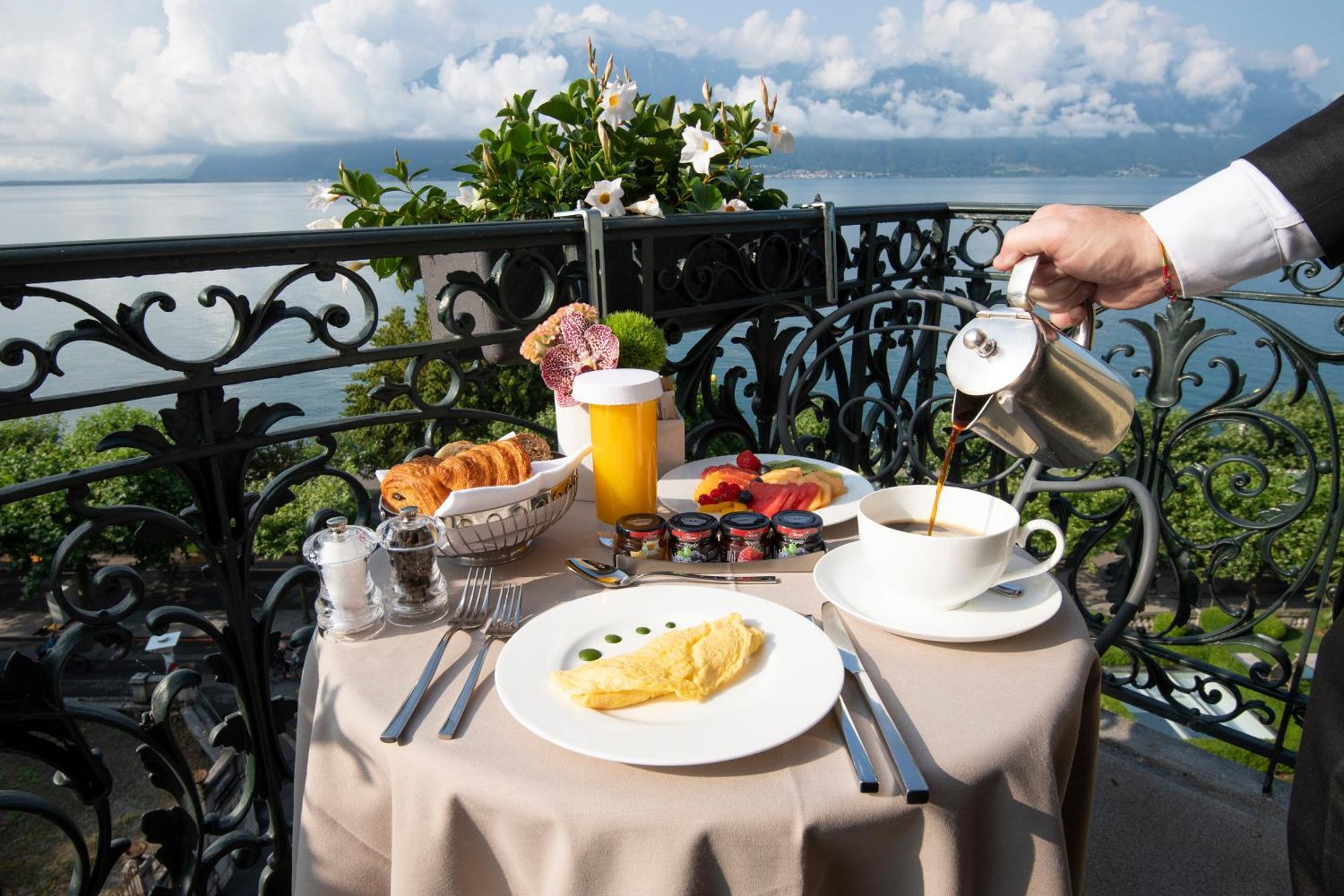 Hotel Des Trois Couronnes & Spa - The Leading Hotels Of The World Vevey Kültér fotó
